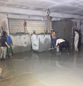 Cắt bê tông bằng dây kim cương tại Tây Ninh