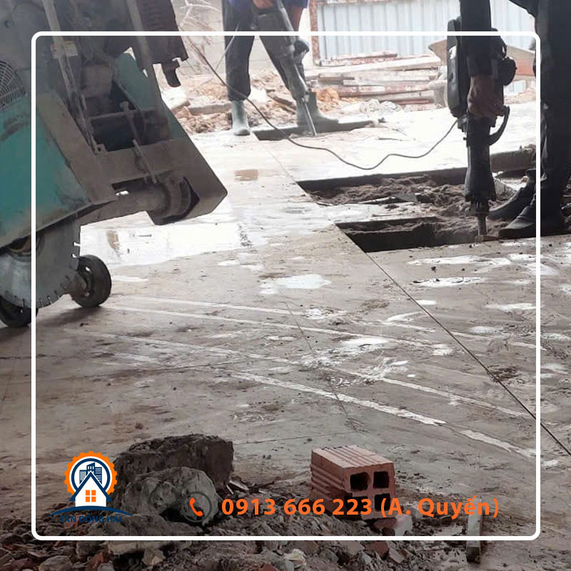 Khoan cắt, đục phá, rút lõi bê tông Tân Uyên – Bình Dương