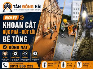 Khoan cắt bê tông tại Đồng Nai