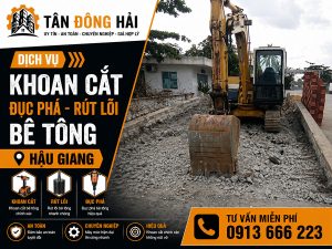 Khoan cắt bê tông tại Hậu Giang