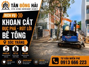 Khoan cắt bê tông tại Sóc Trăng
