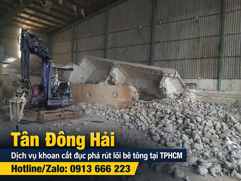 Khoan cắt đục phá bê tông tại TPHCM