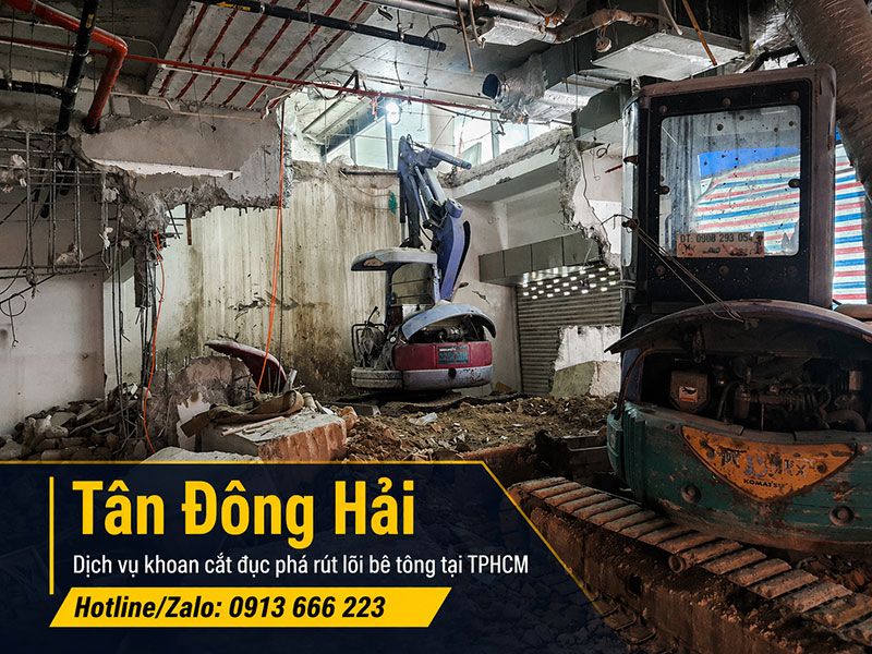 Khoan cắt đục phá bê tông tại TPHCM