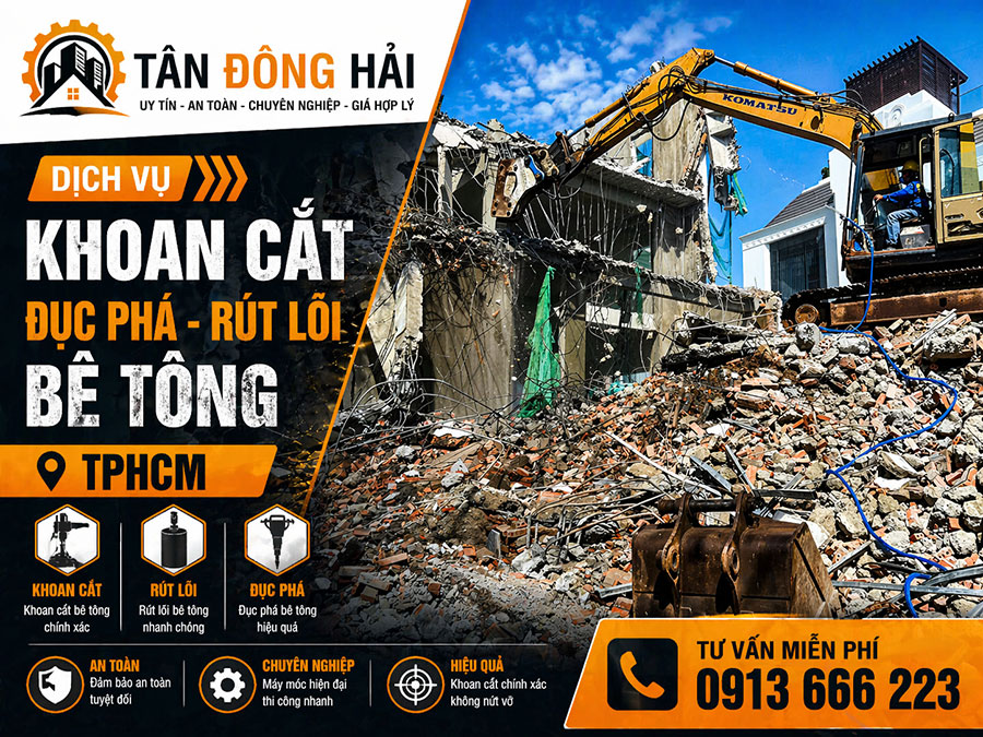 Khoan cắt bê tông tại TPHCM