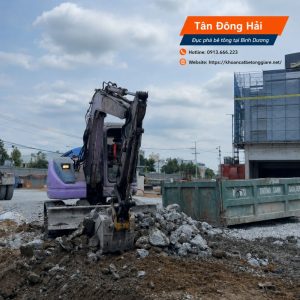 Đục phá bê tông tại Bình Dương chuyên nghiệp, thi công nhanh và gọn