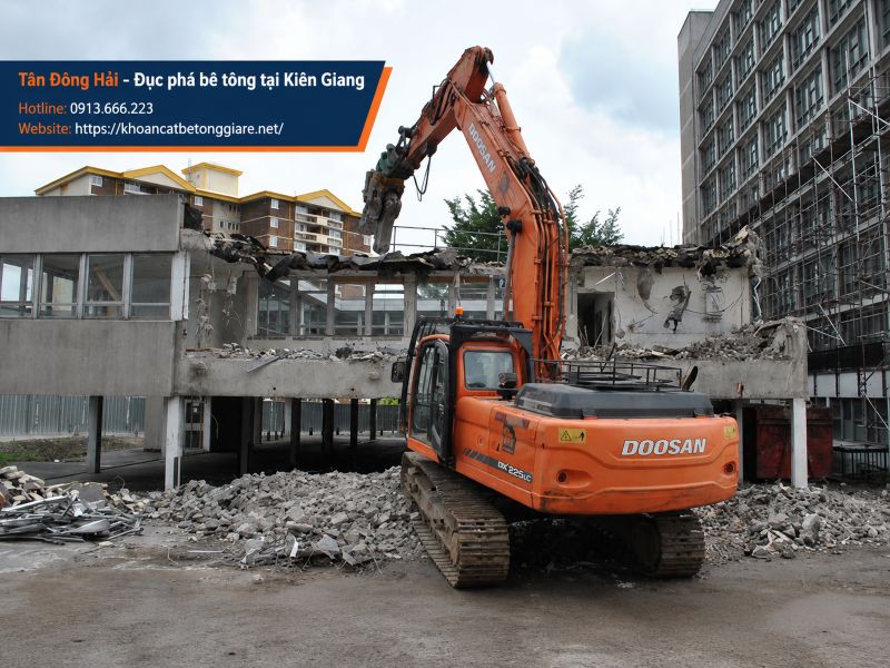 Đục phá bê tông giá rẻ tại Kiên Giang