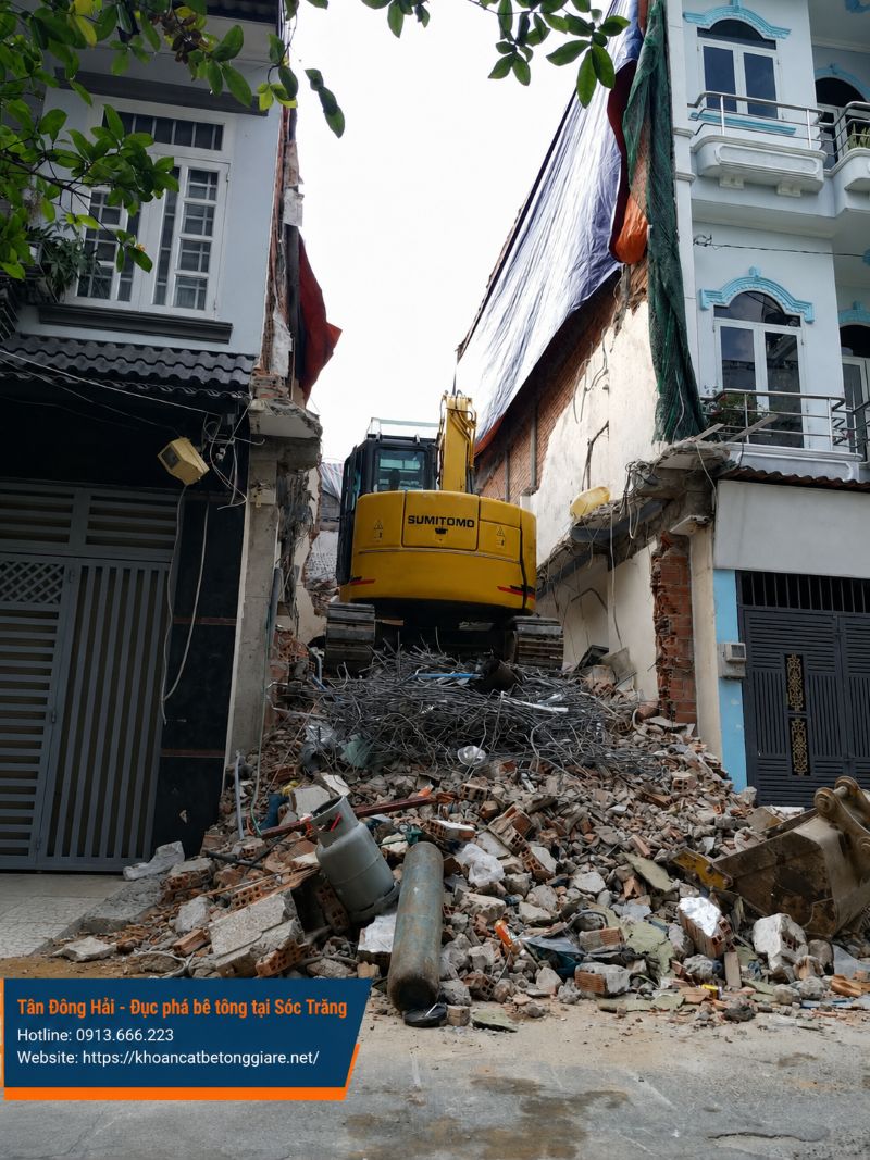 Đục phá bê tông giá rẻ tại Sóc Trăng