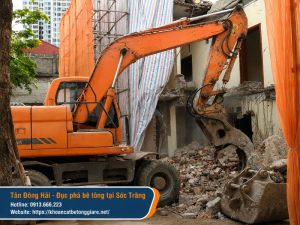Đục phá bê tông giá rẻ tại Sóc Trăng